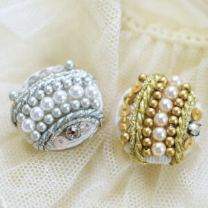 体験レッスン：ゴールドワークのラウンドブローチ